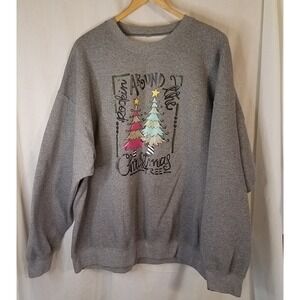 Rockin Around The Christmas Tree Womens Sweatshirt‎ 2x